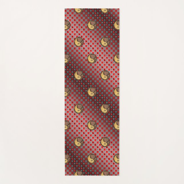 Aries & Earth Rabbit Yoga Mat (Front)