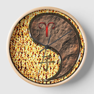 Aries & Earth Rat Puzzle Clock