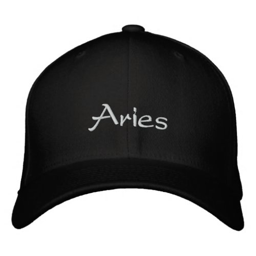 Aries Embroidered Baseball Cap