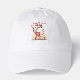 Aries Energy Sphynx Cat No Fur All Fire Art Hat