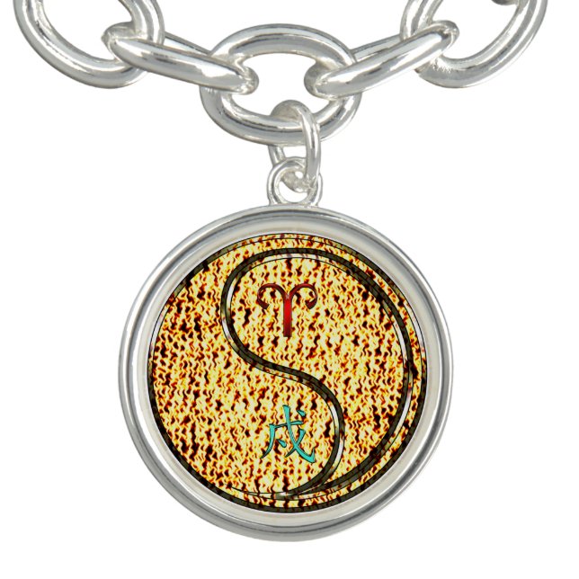 Aries & Fire Dog Bracelet (Design)