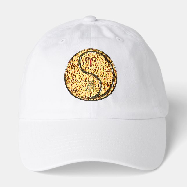 Aries & Fire Dragon Hat (Front)