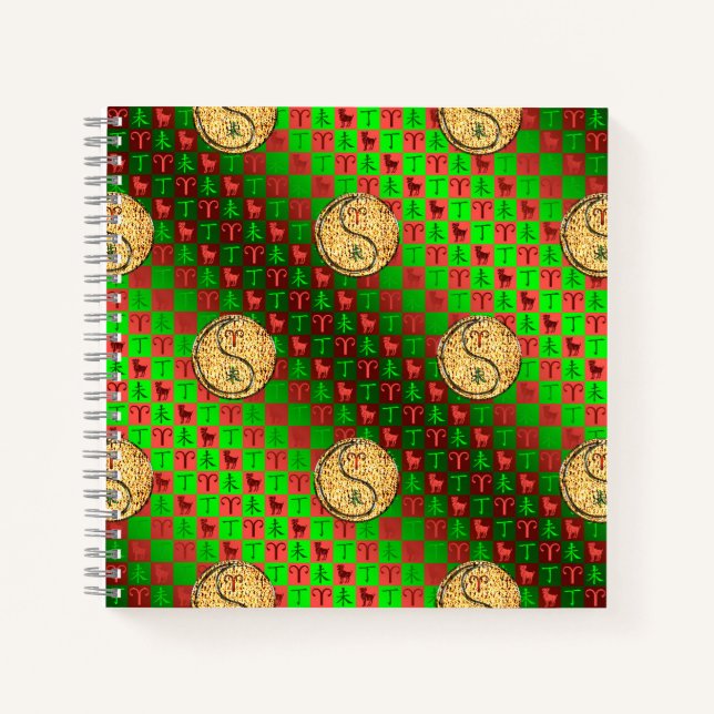 Aries & Fire Goat Notebook (Front)
