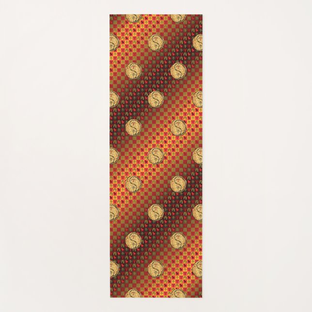 Aries & Fire Horse Yoga Mat (Front)