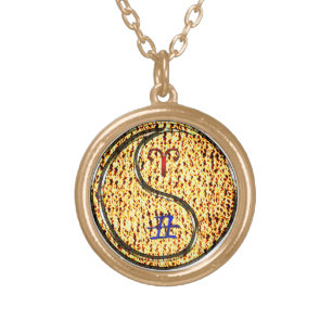 Aries & Fire Ox Gold Plated Necklace