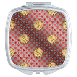 Aries & Fire Rabbit Compact Mirror