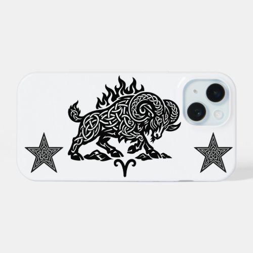 Aries Fire‑Ram – Celtic Haunted Ink Zodiac