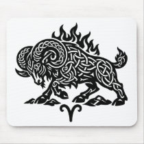 Aries Fire‑Ram – Celtic Haunted Ink Zodiac