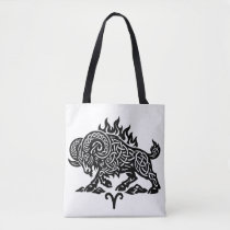 Aries Fire‑Ram – Celtic Haunted Ink Zodiac