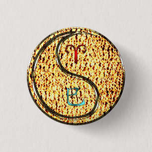 Aries & Fire Snake Button