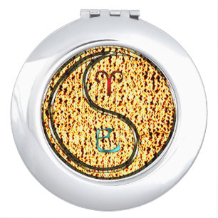 Aries & Fire Snake Compact Mirror