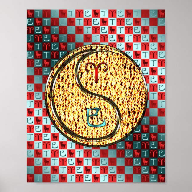 Aries & Fire Snake Poster (Front)
