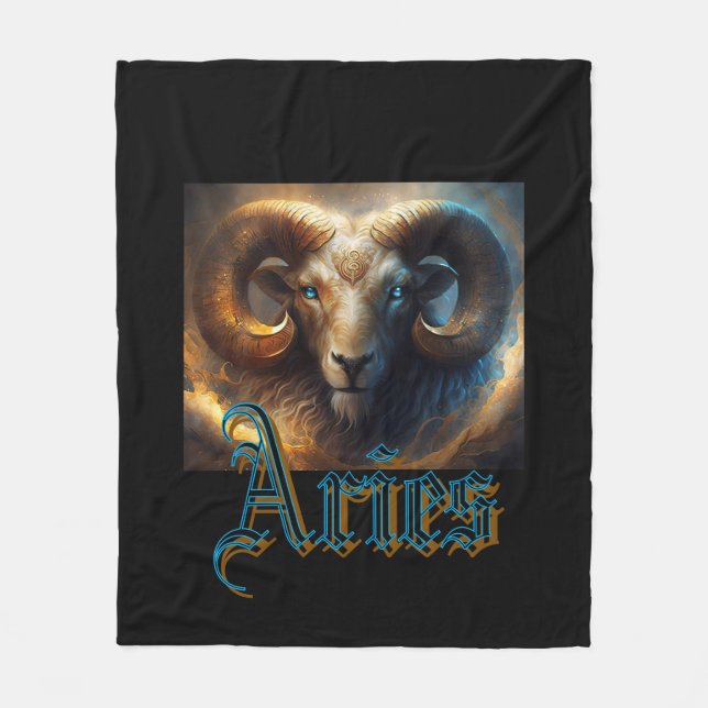 Aries Fleece Blanket (Front)