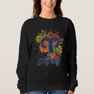 Aries Floral Sweatshirt