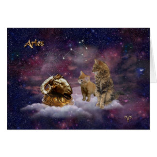 Aries for Cat Lovers Cards