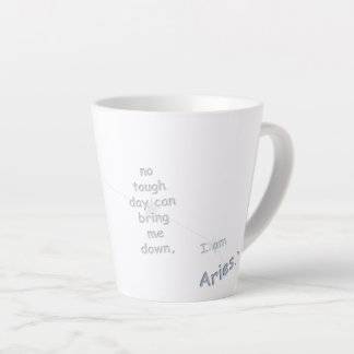 Aries Fun Inspiring Design Daily Use & Custom Gift Latte Mug