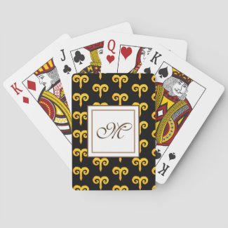 Aries  Golden Astrology  Monogram