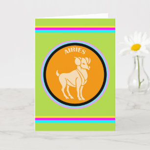 Aries Greeting Card