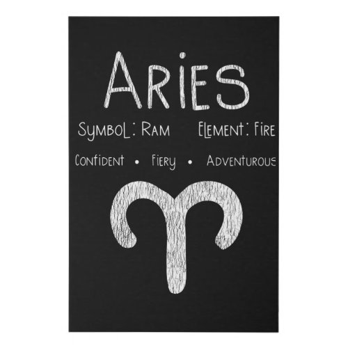 Aries Horoscope Astrology Star Sign Birthday Gift