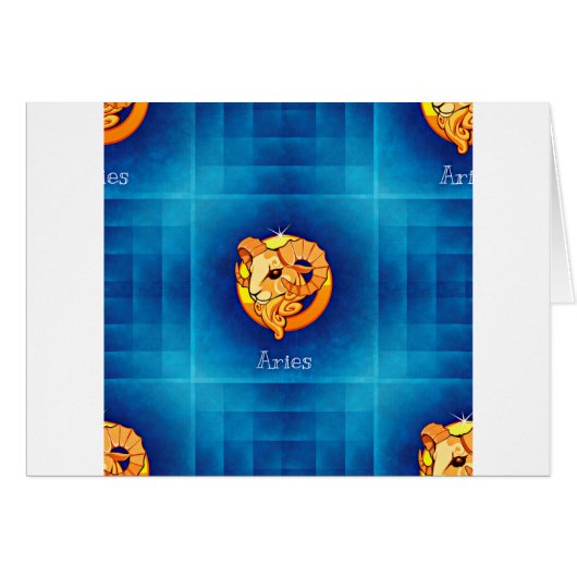 aries horoscope cards (Front Horizontal)