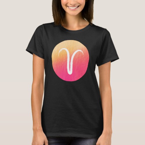 Aries Horoscope March April Zodiac Birthday T_Shirt