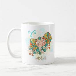 Aries Horoscope Zodiac March 21-April 19 Birthday Coffee Mug