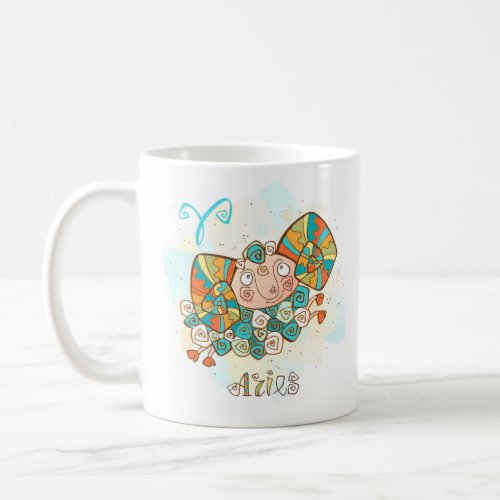 Aries Horoscope Zodiac March 21_April 19 Birthday Coffee Mug