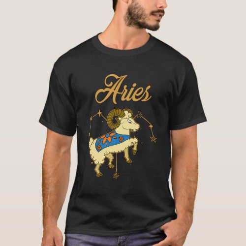 Aries Horoscope Zodiac Sign Aries T_Shirt