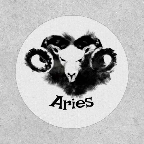 Aries Horoscope Zodiac Sign Symbol Patch