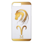 Aries Horse Chinese And Western Astrology Monogram Iphone 8 Plus/7 Plus Case at Zazzle