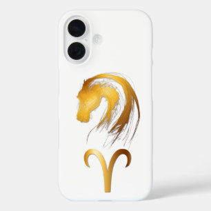 Aries Horse Chinese Western Astrology I Iphone 16 Case