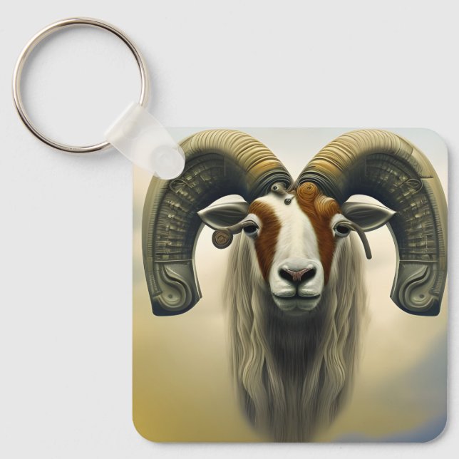 Aries  keychain (Front)