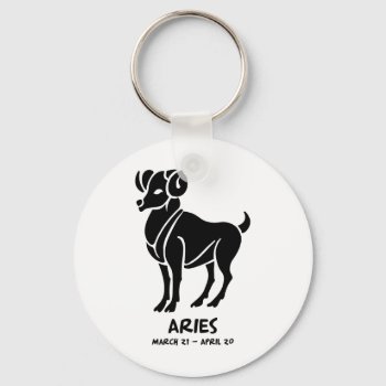 Aries Keychain by zodiacgifts at Zazzle