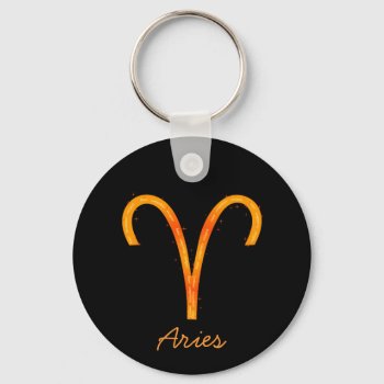 Aries Keychain by warrior_woman at Zazzle