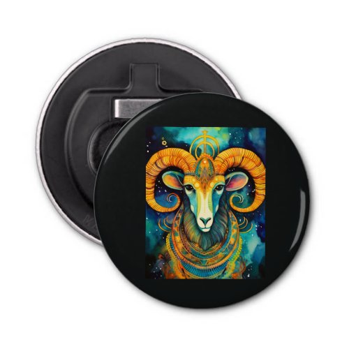 Aries Keychain  Bottle Opener