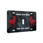 Aries License Plate at Zazzle