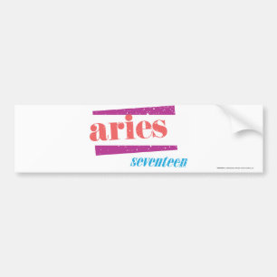 Aries Lt Pink Bumper Sticker