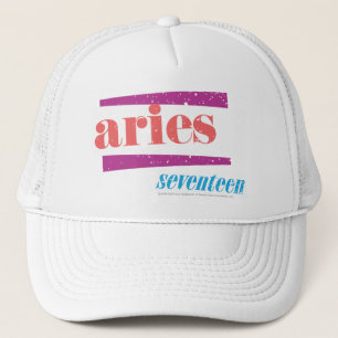 Aries Lt Pink Trucker Hat