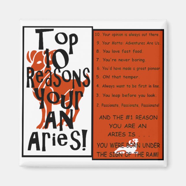 Aries Magnet (Front)