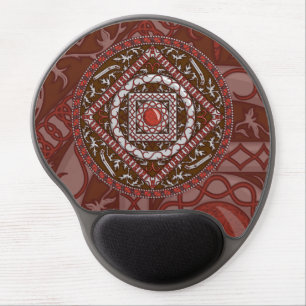 Aries Mandala Gel Mousepad