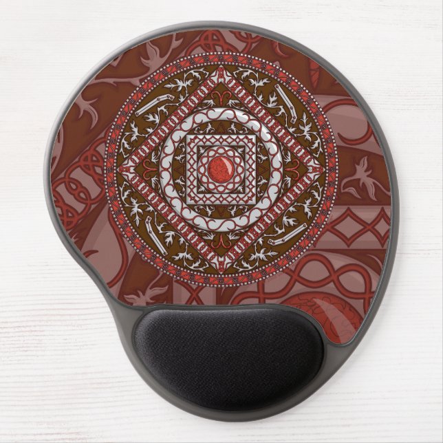 Aries Mandala Gel Mousepad (Front)