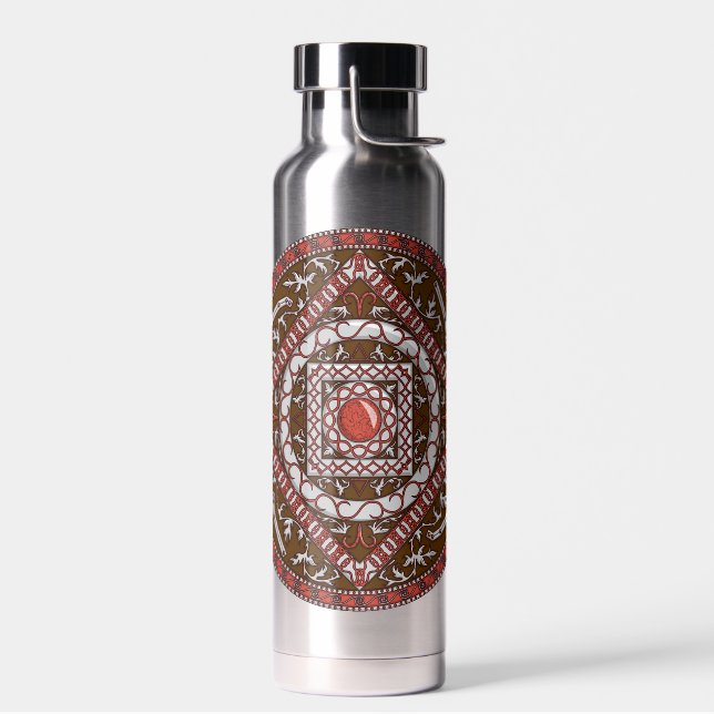 Aries Mandala Water Bottle (Left)
