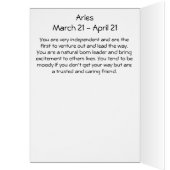 Aries Mar 21 - Apr 19 Cards (Inside (Left))