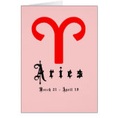 Aries, March 21 -April 19 (Front)