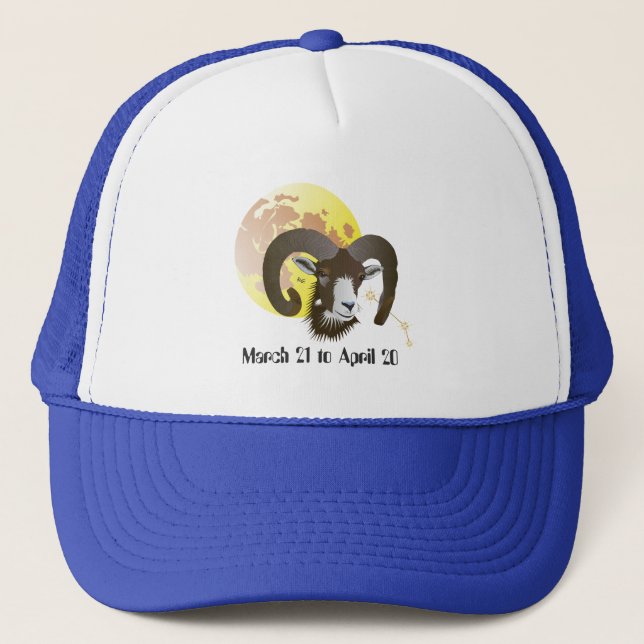 Aries March 21 to April 20 Cap (Front)