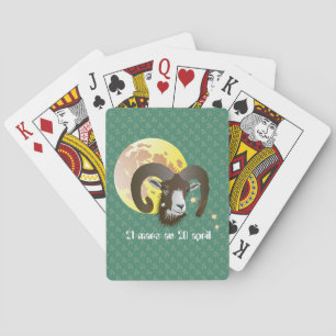 Aries March 21 to April 20 Playing Cards