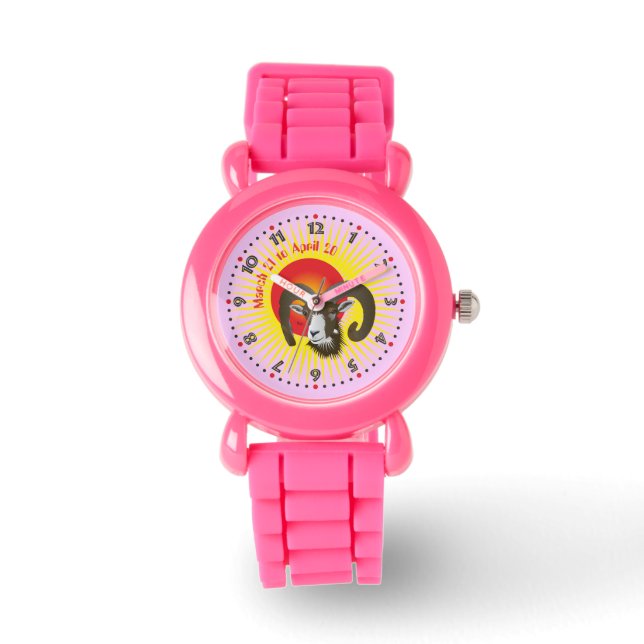Aries March 21 to April 20 Watch (Front)