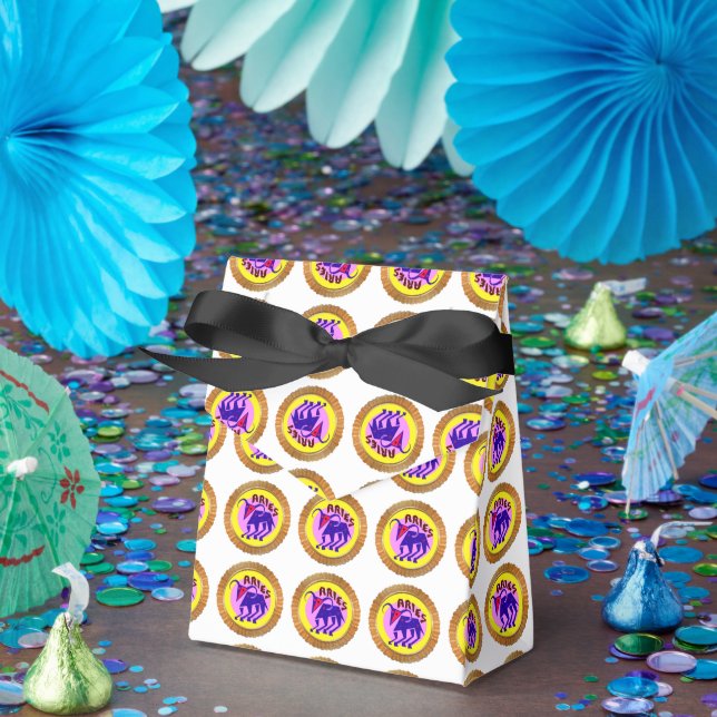Aries March 21st until April 20th Horoscope Favor Boxes (Party)