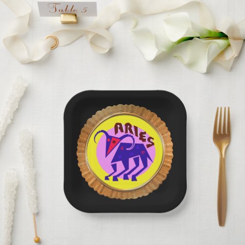 Aries March 21st until April 20th Horoscope Paper Plates