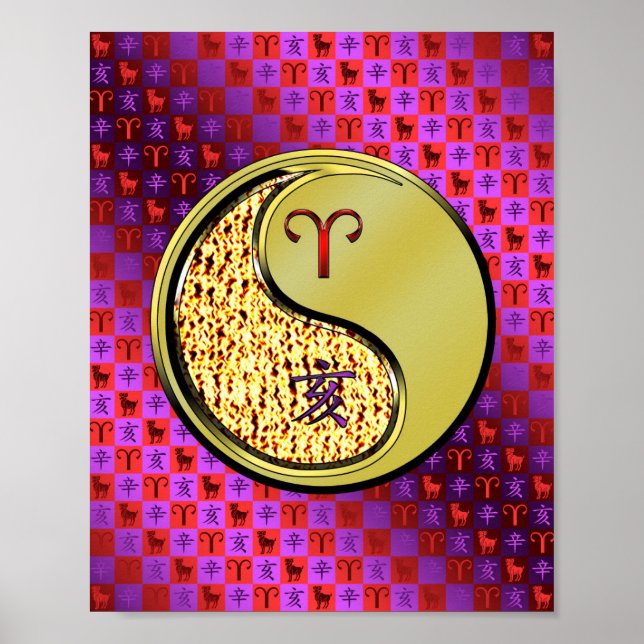 Aries & Metal Boar Poster (Front)